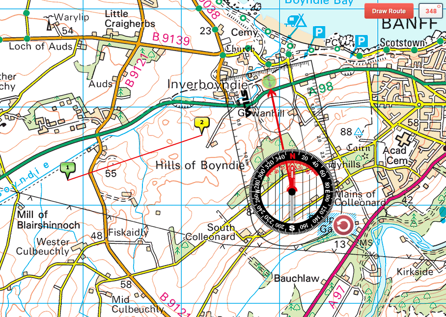 Ordnance Survey Maps Compass Integration